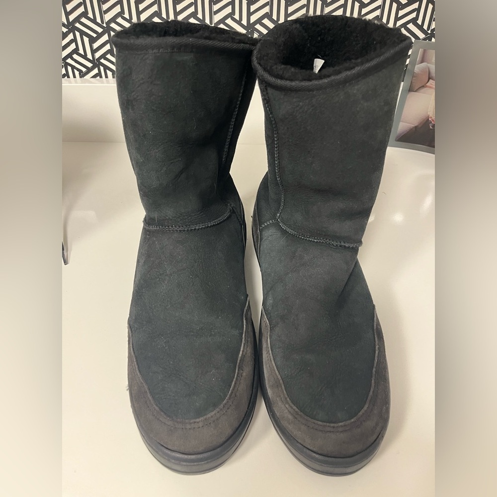 Men's Black Suede winter Ugg Boots